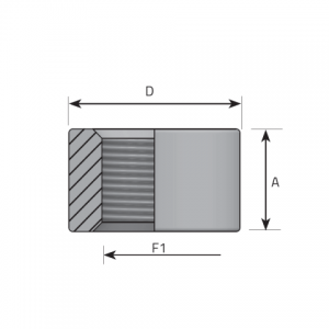 Welding stud BSPP. (ABSG)